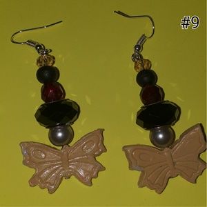 Danglin butterfly earrings